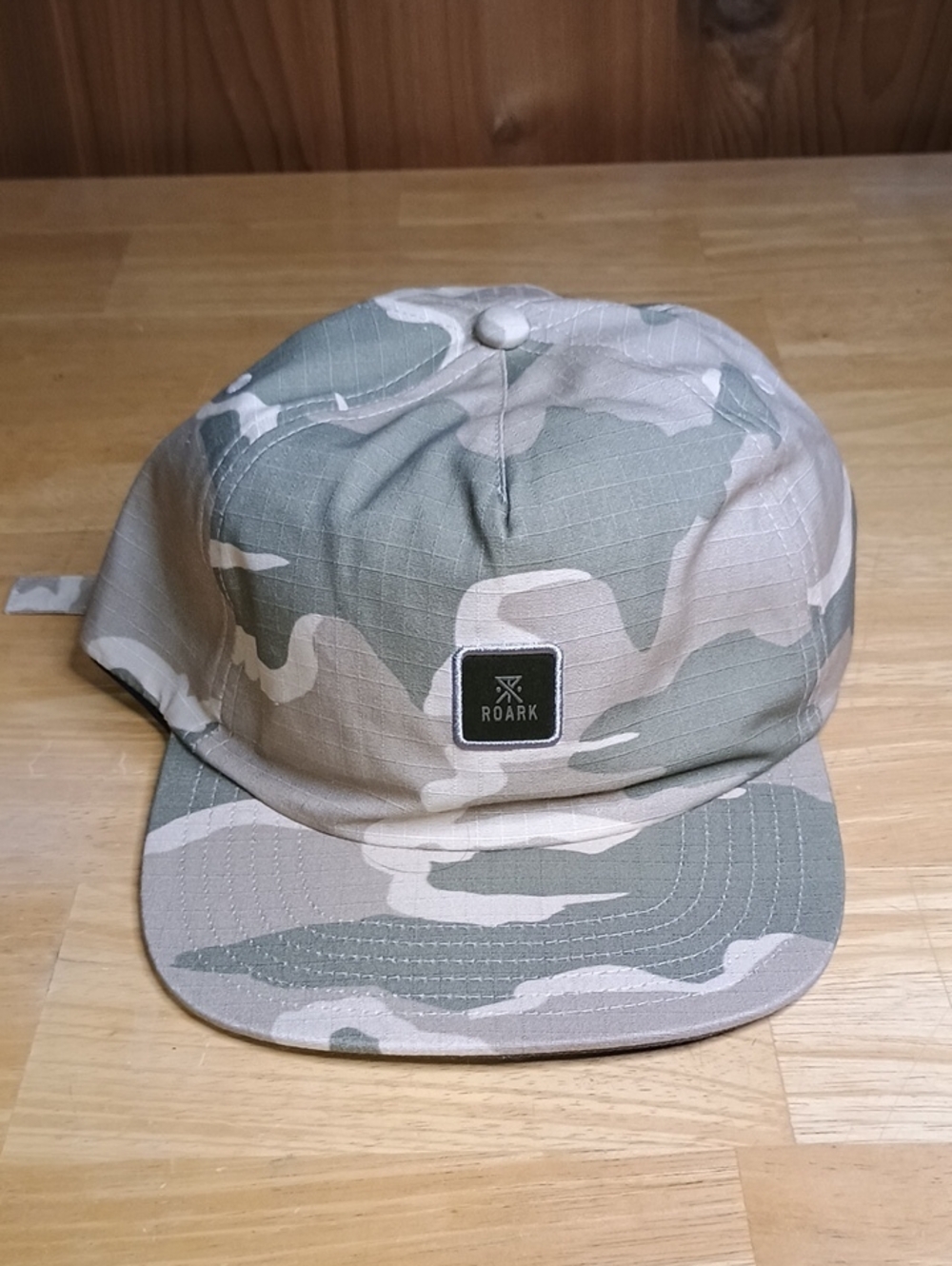 Roark Desert Camo Five-Panel Hat - Tan & Olive